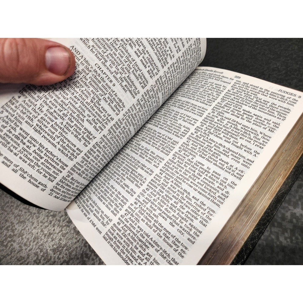 Vtg 1970 KJV Holy Bible Thomas Nelson Regency Publishing Red Letter Concordance - Picture 7 of 8